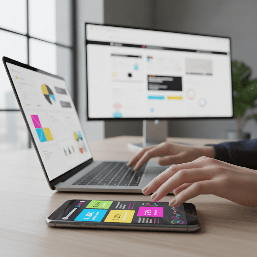 Digital marketing specialist analyzing e-commerce data