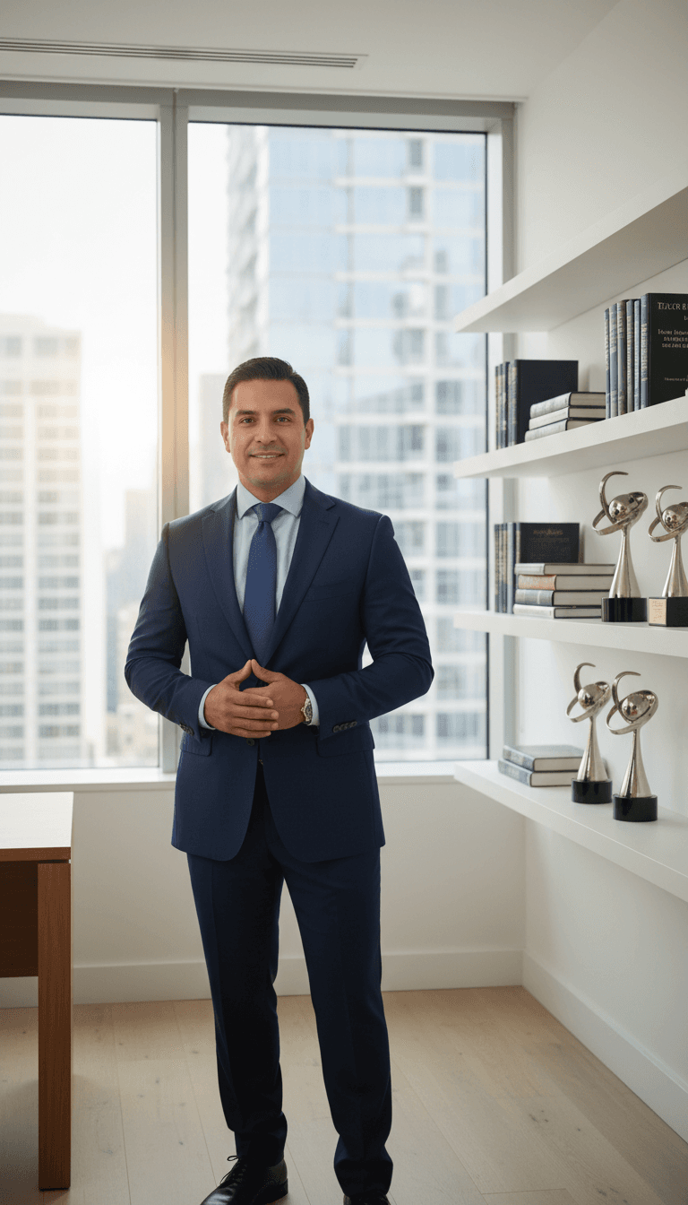 Portrait of Alejandro Franco Martinez, founder of Bizman